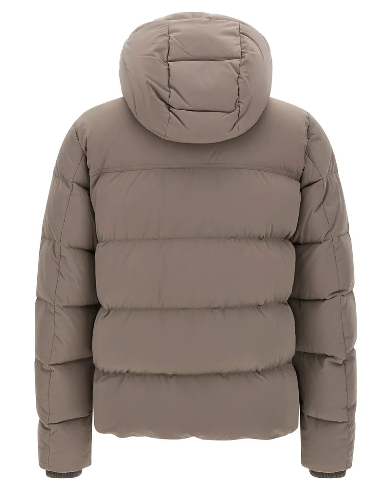 MOORER Alarick Down Jacket — Dove Grey Dove