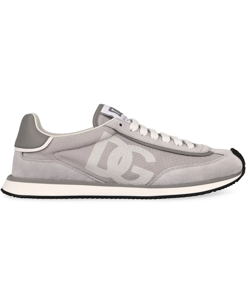 Dolce & Gabbana Men's Dg Cushion Low-Top Sneakers White Calf Trainers White