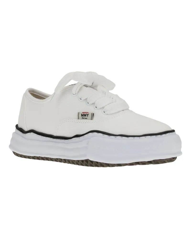 MIHARAYASUHIRO Unisex Cotton Sneakers White Upper: Cotton; Sole: Rubber White