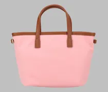 Compact Polyester Shoulder Bag — Pink