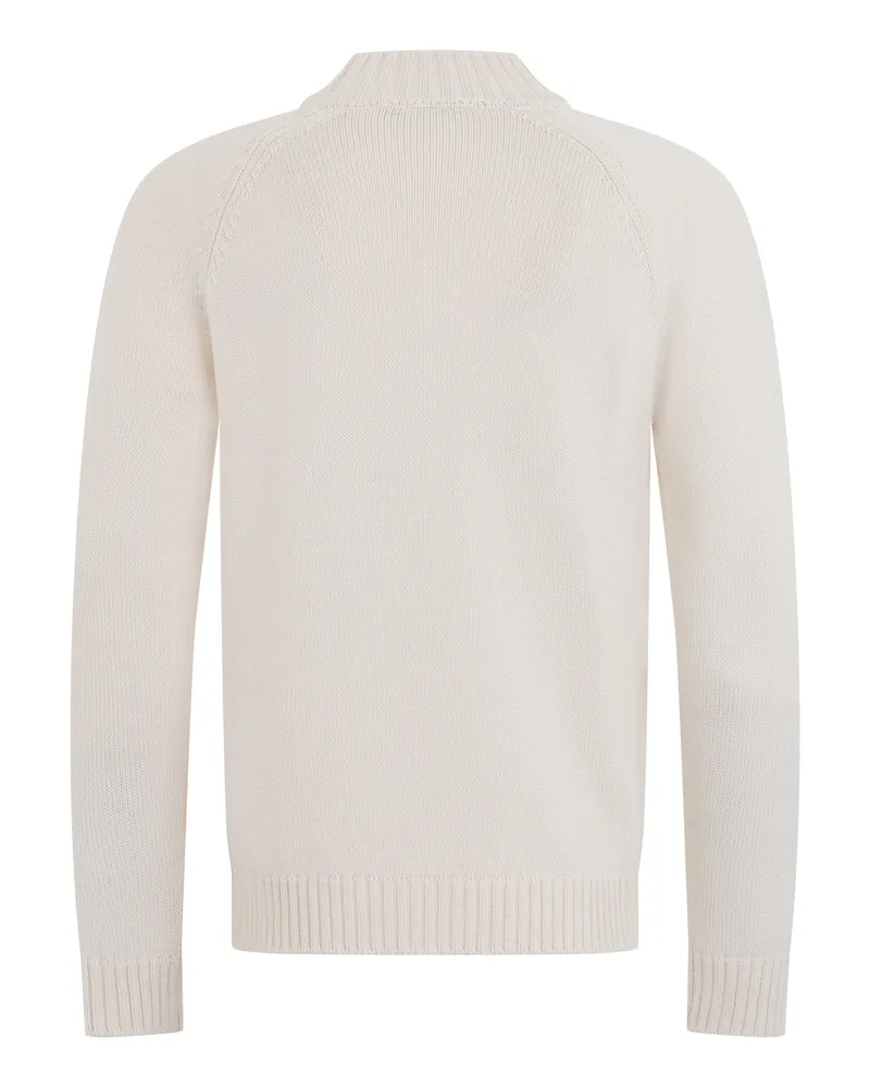 Slowear Men's Crewneck Sweater Latte Virgin Wool Sweatshirts 