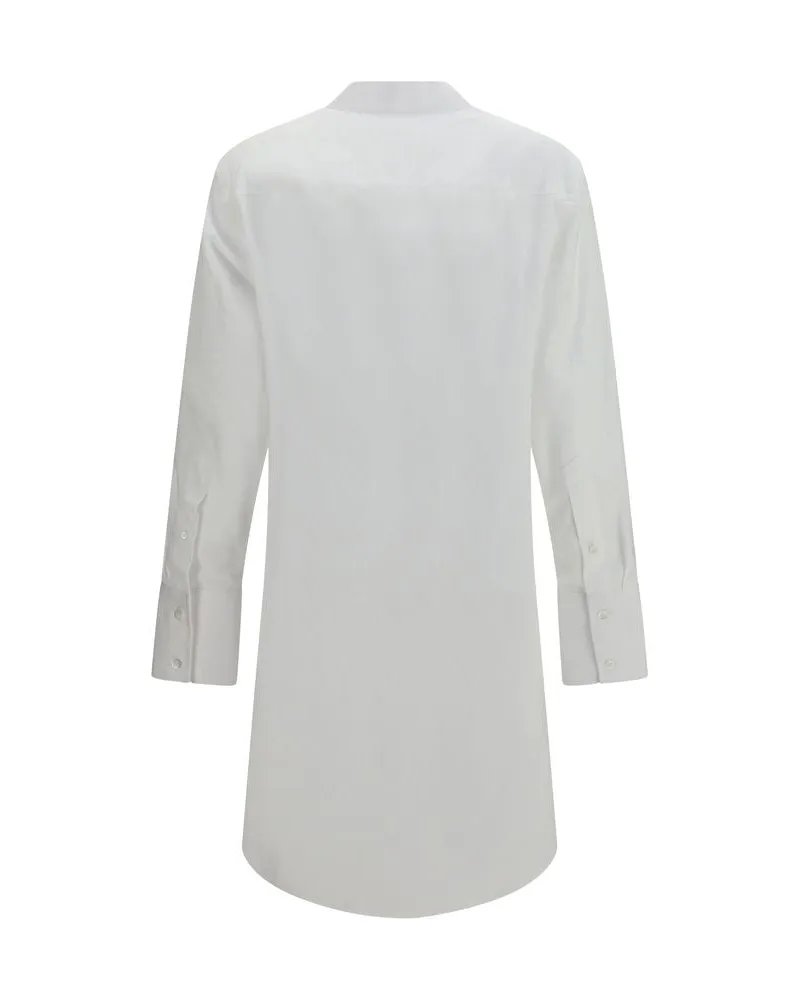 Maison Margiela Women's White Cotton Casual Dress White