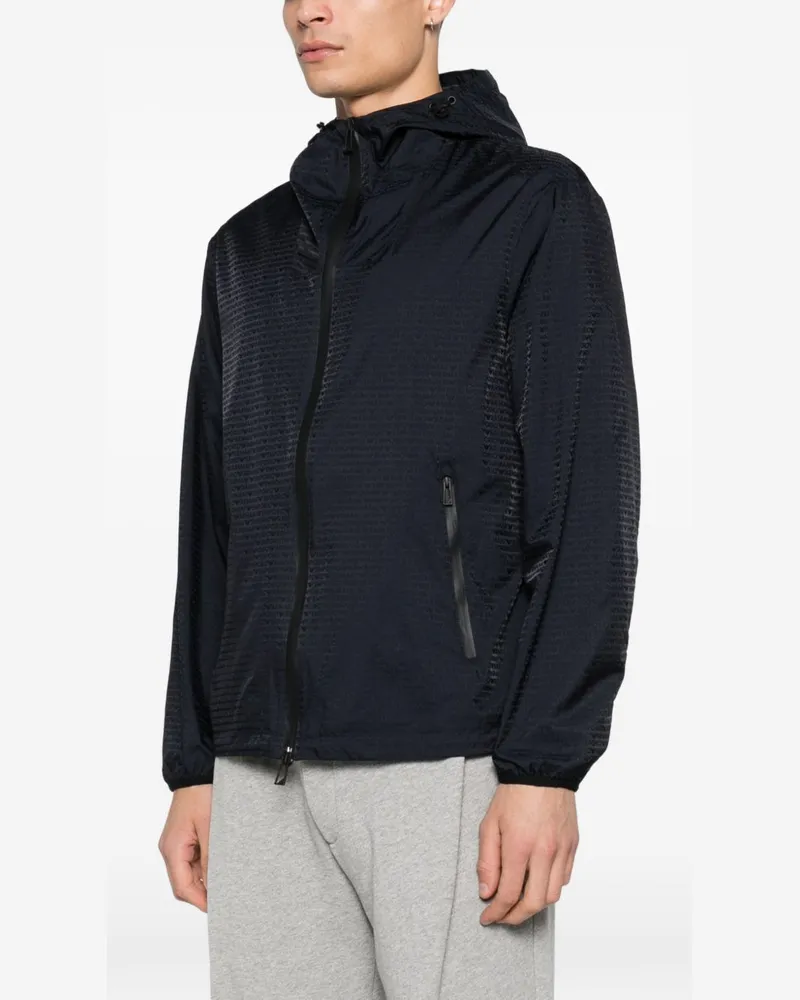 Emporio Armani Nylon Blouson Jacket — Black Black