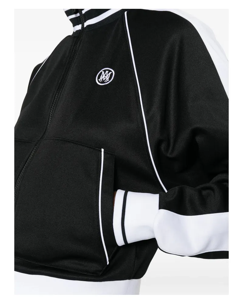 Amiri Striped Colorblock Jacket — Black Black