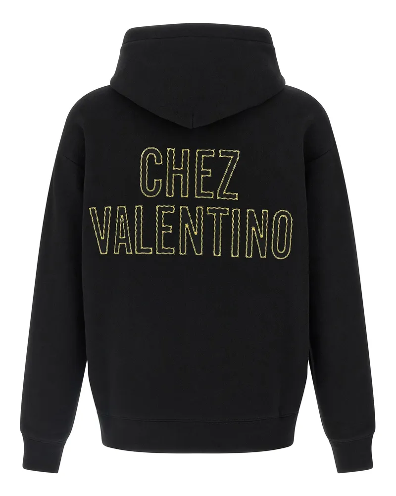 Valentino Garavani Men's Black Cotton Sweatshirt Clothing Black