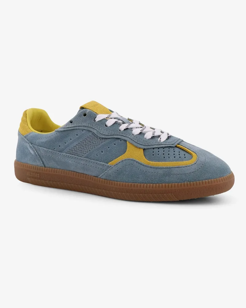 Alohas Women's Suede Sneakers Blue Trainers Blue