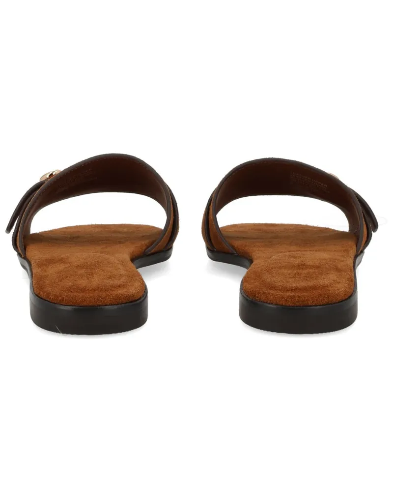 Tory Burch Romy Sandal — Brown Brown