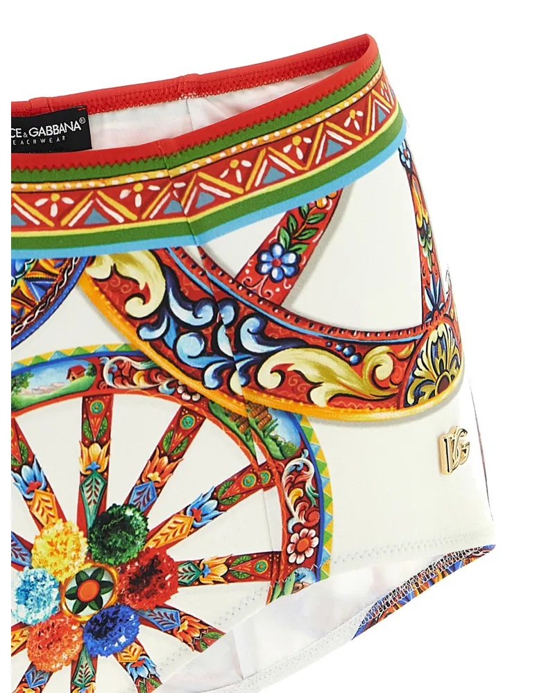 Dolce & Gabbana Sicilian Carretto Bikini — Multicolor Multicolor