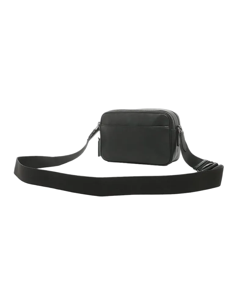 Coach Women's Crossbody Bag Black Smooth Calf Leather Crossbody-bags Black