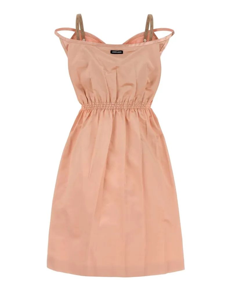 Miu Miu Mf6040sooo18be F0924 Pesco Covi-Trochusniloticus Abiti Dress Pink