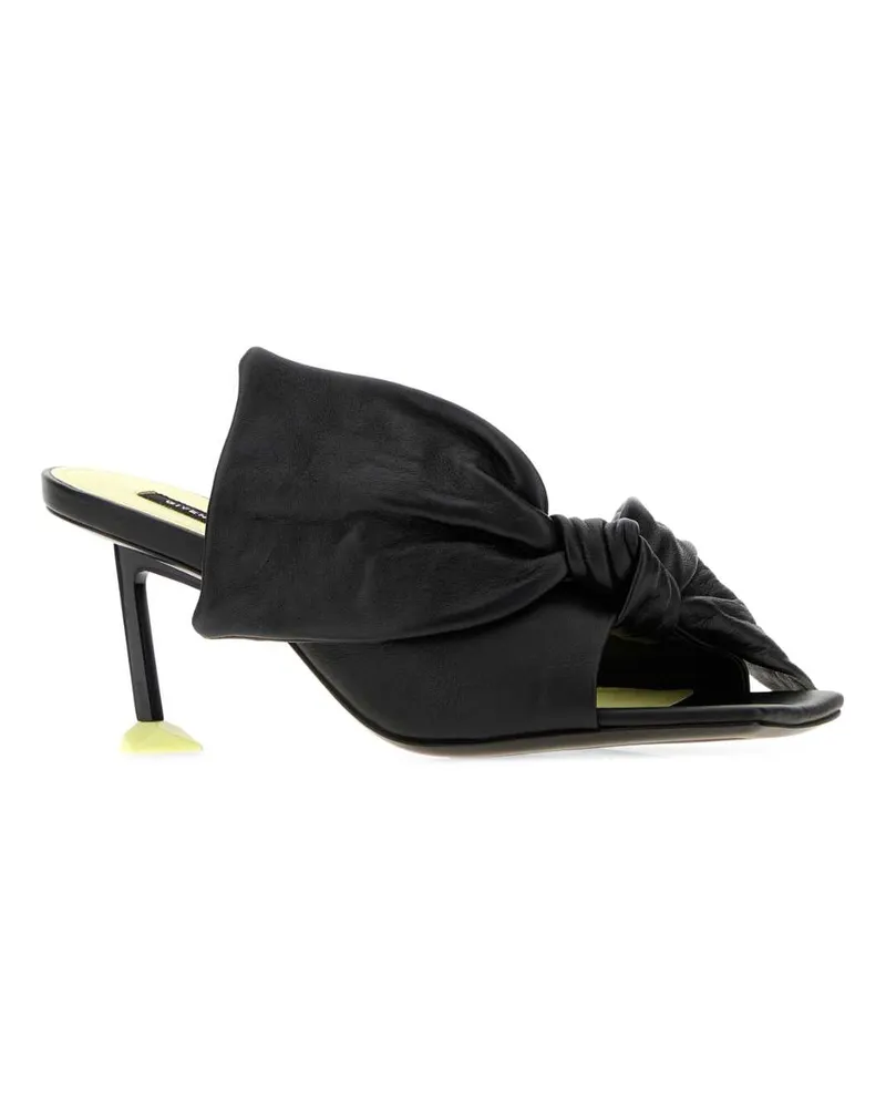 Givenchy Women's Black Leather Boudoir Mules Sandali Sandal Black