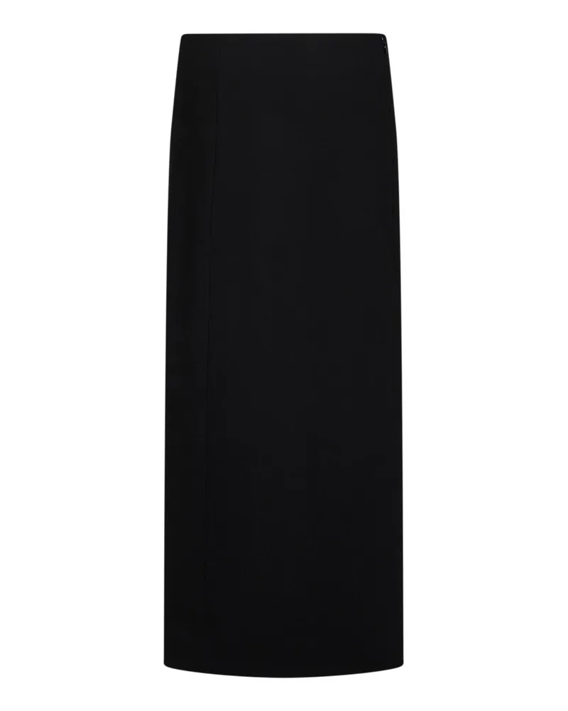 KHAITE Women's Skirt Lyle Japanese Crepe Black Polyester Black