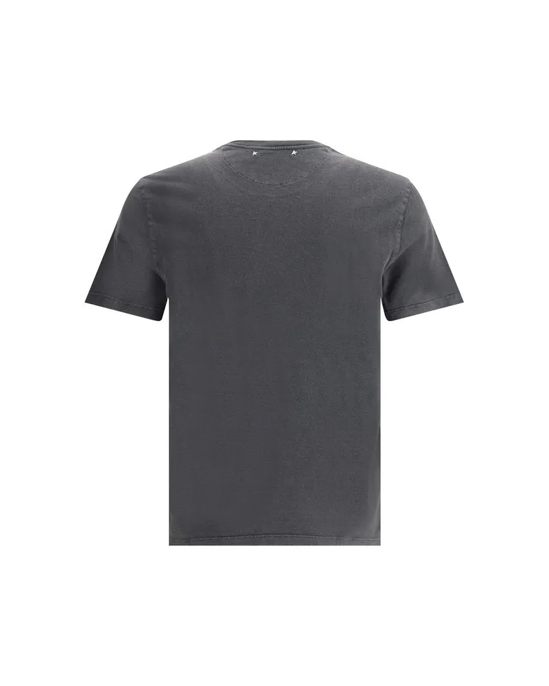 Golden Goose Men's Gray Cotton T-Shirt Gray
