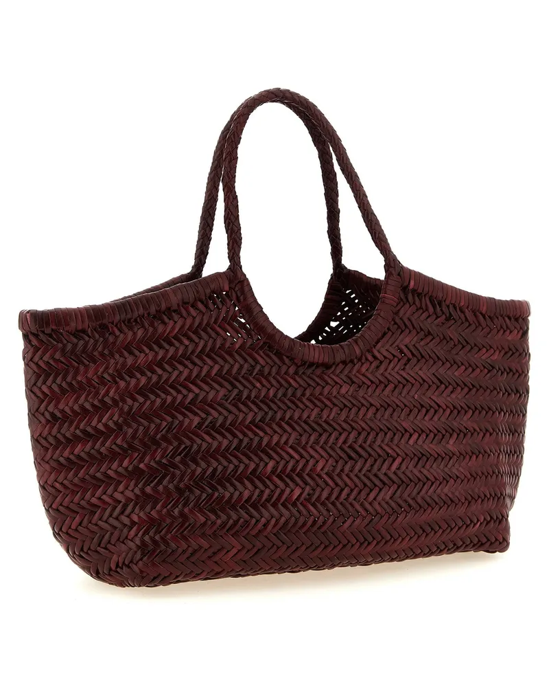 Dragon Diffusion Nantucket Basket Big Shoulder Bag — Burgundy Burgundy