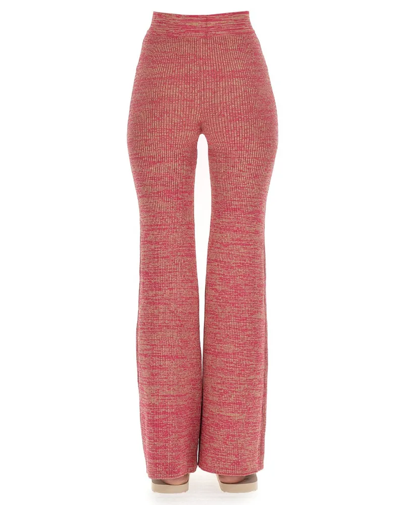 ROTATE Birger Christensen Soleima Trousers — Pink Pink
