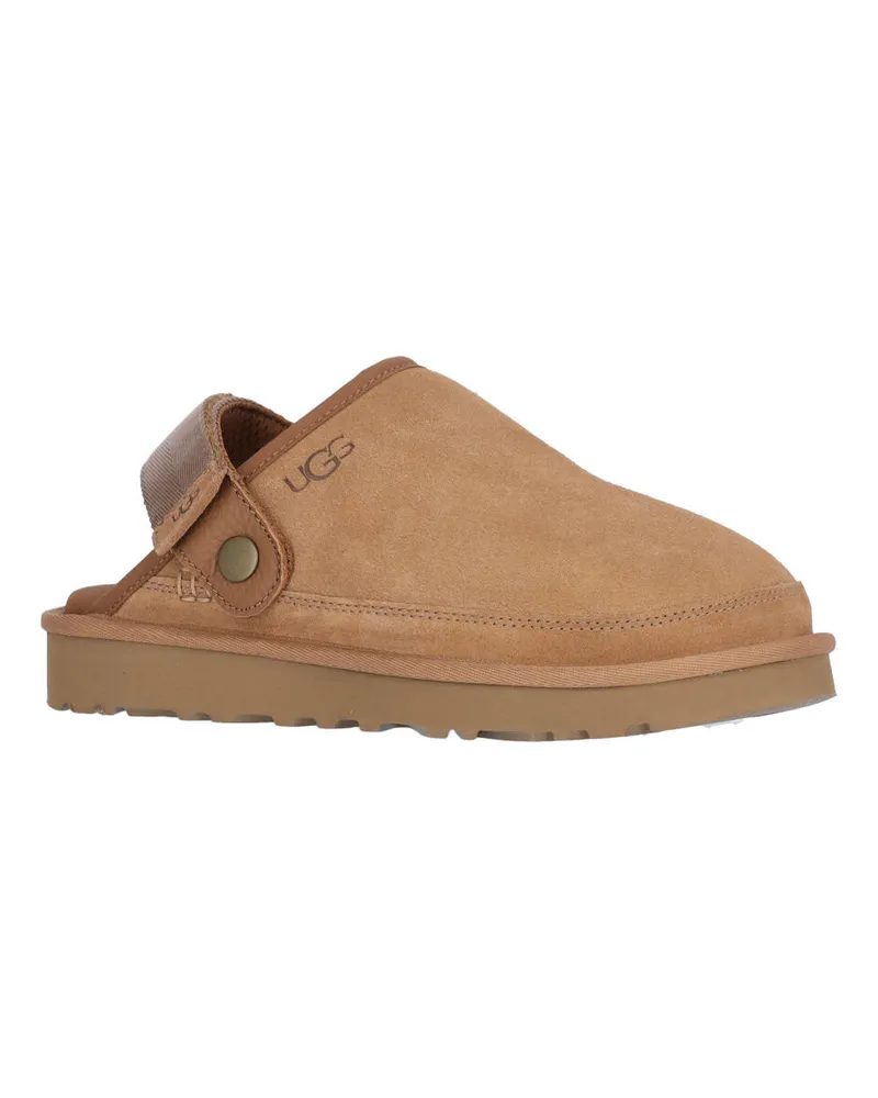 UGG Men's Sandals Brown Upper: Cow Leather Brown