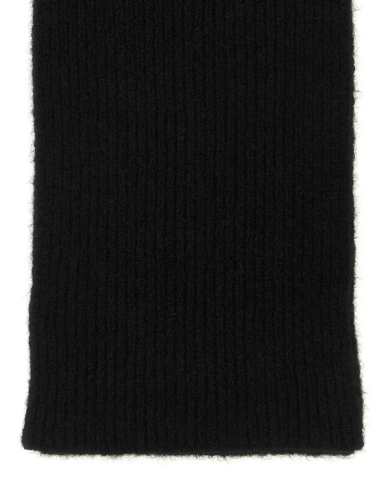 Dries van Noten Moyson Scarf — Black Black