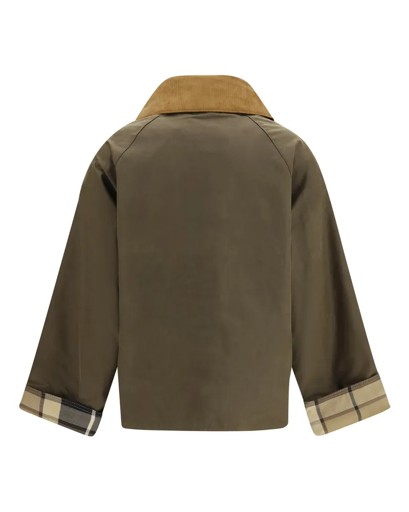 Barbour Women's Modern Spey Wax Jack Beech-Birchwood Cotton Jacket Beech/birchwood Brown