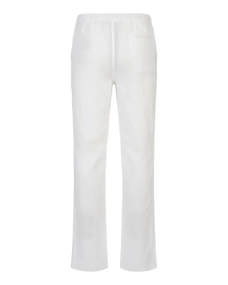 Kiton Women's Drawstring-Waistband Trousers Ss26 M White