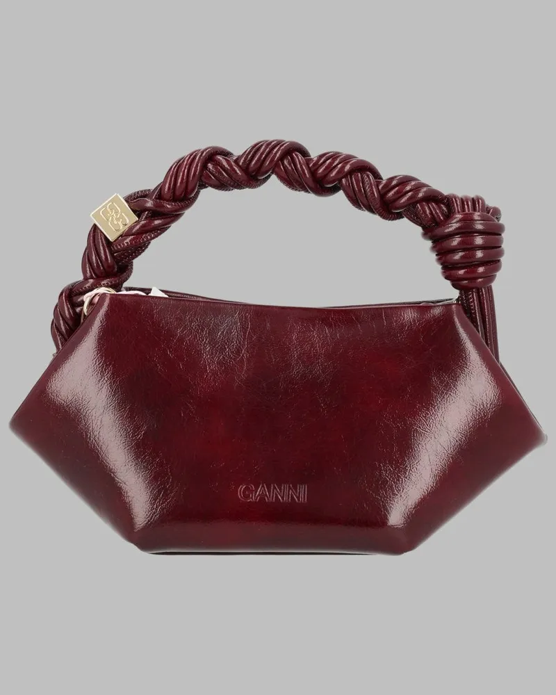 Ganni Bag — Burgundy Burgundy