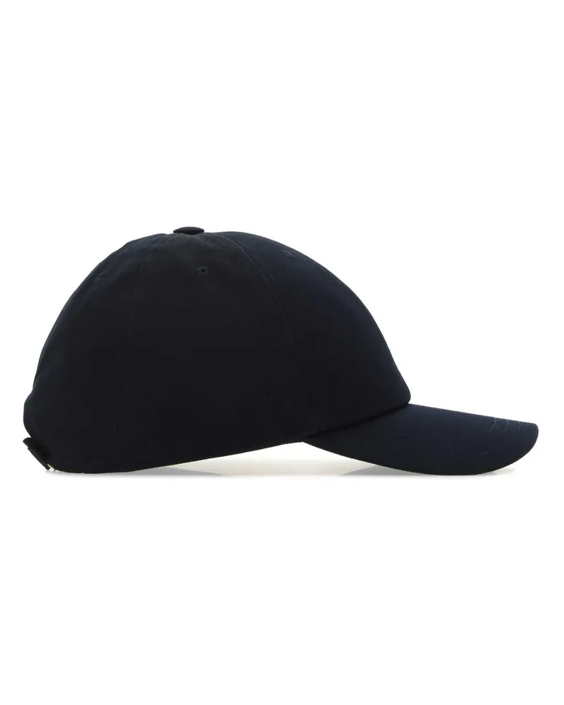 Thom Browne Men's Midnight Blue Cotton Baseball Cap 415 Self: Cappelli Hat Navy