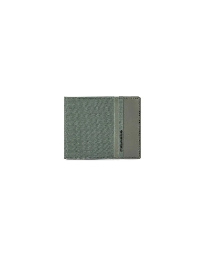 Piquadro Men's Wallet Green Recycled Polyester Bags Green