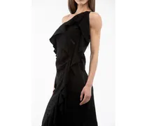 Women's Black Viscose Cocktail Dress