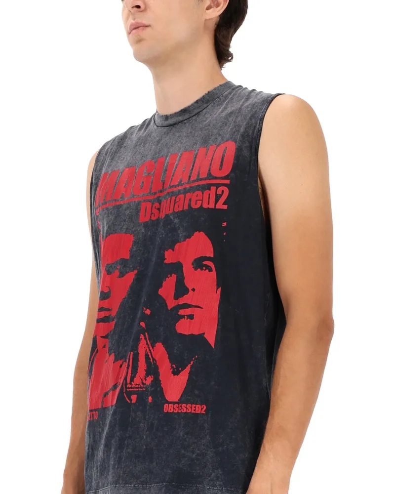 Dsquared2 Cotton T-Shirt — Gray Gray