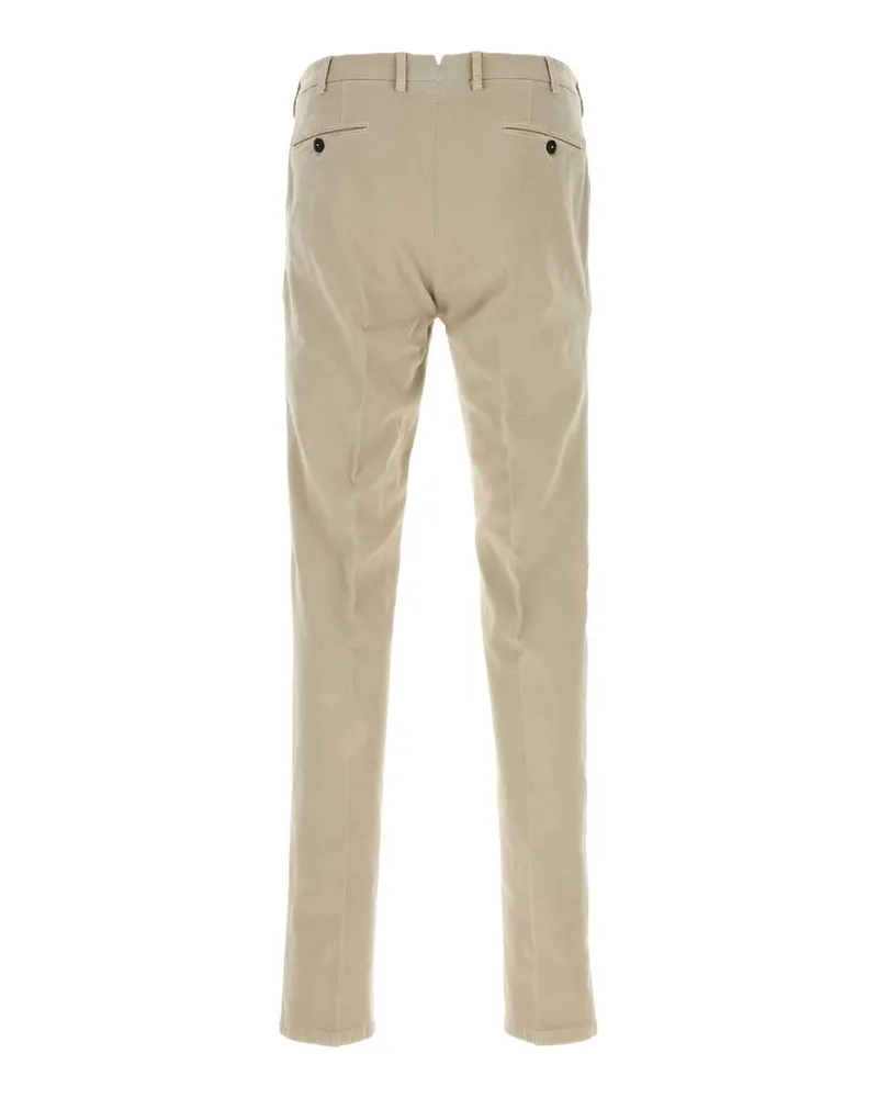 PT TORINO Stretch Cotton Trouser — Beige Beige