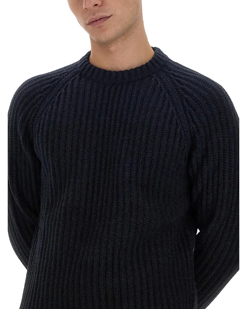 Brioni Cashmere and Virgin Wool Blend Sweater — Black Black