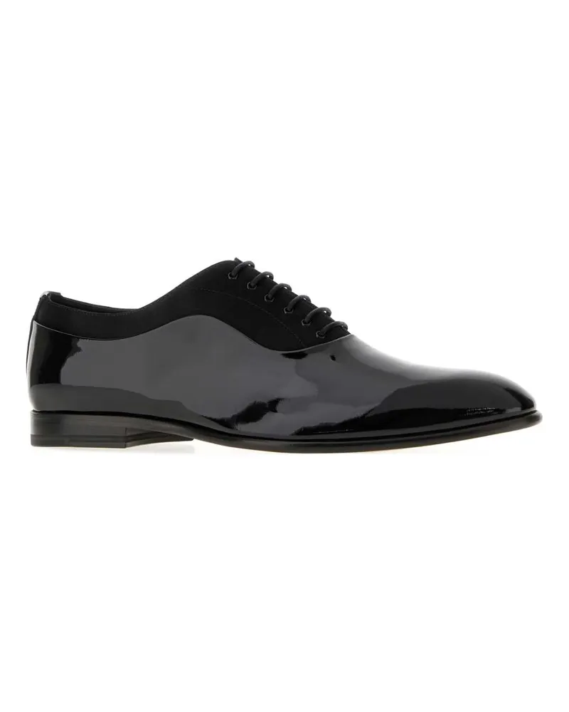 Dolce & Gabbana Patent Leather Oxford — Black Black