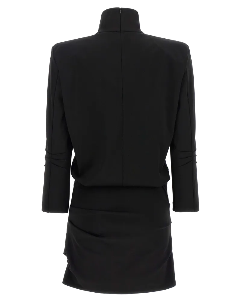 ATTICO Women's Black Viscose Short Dress Black