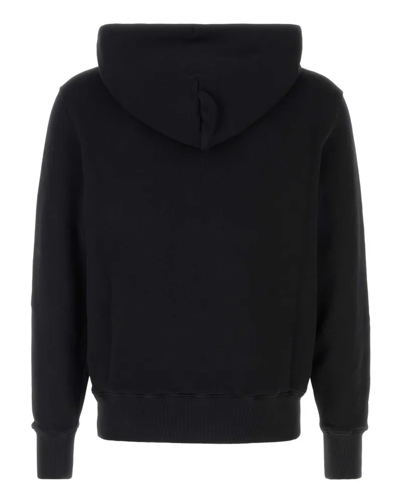 AUTRY Men's Black Cotton Sweatshirt Jerseyblack Exterior: Felpe Sweater Black