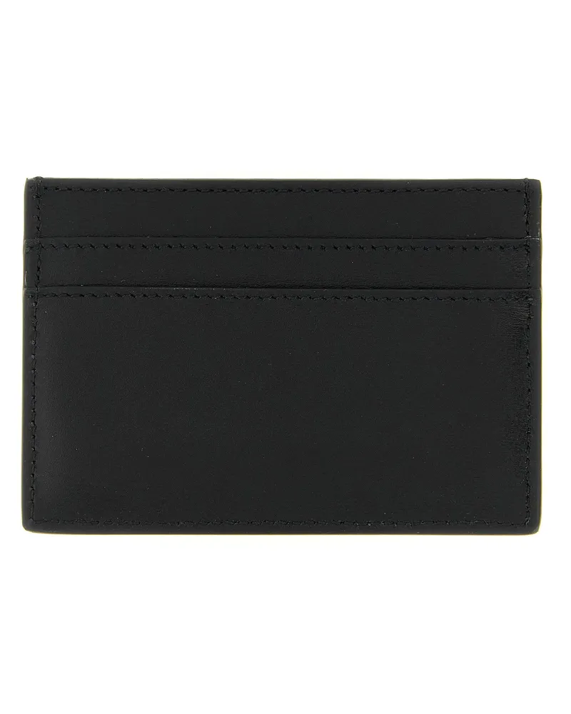 Fendi Leather Card Case — Black Black