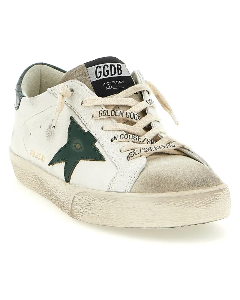 Golden Goose Men's Bicolor Goatskin Sneakers Bicolor