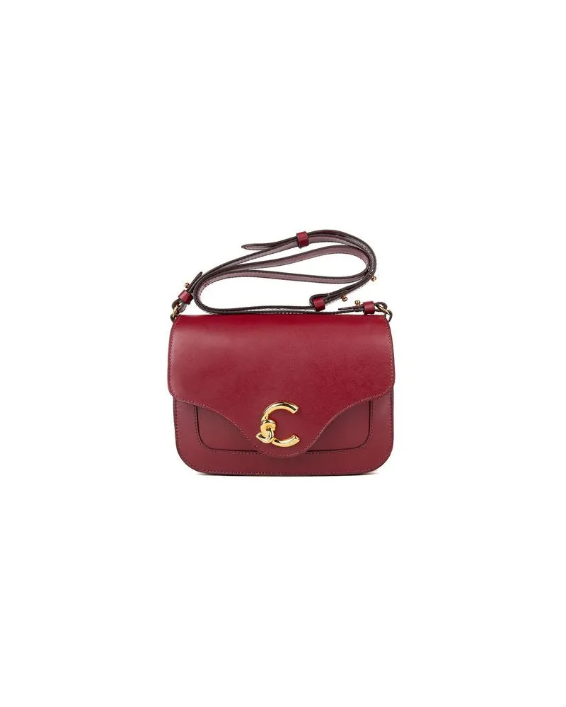 Coccinelle Women's Crossbody Bag Ribes Calf Split Crossbody-bags Red