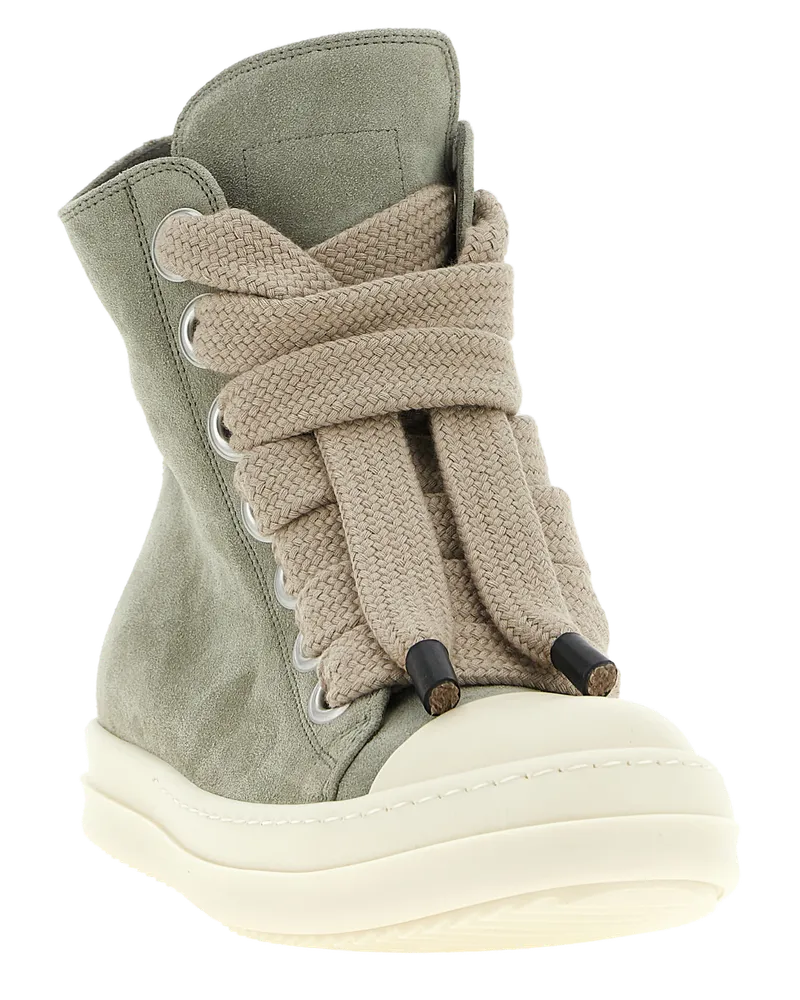 Rick Owens High-Top Sneaker — Green Green