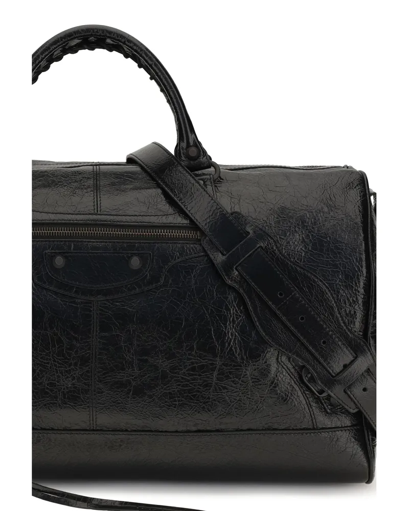 Balenciaga Le City Top Handle Bag — Black Black