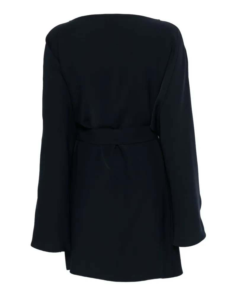 P.A.R.O.S.H. Belted Waist Dress — Navy Navy