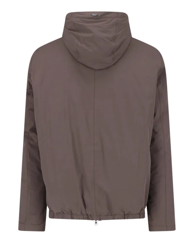 Herno Men's Jackets Brown Polyamide Brown