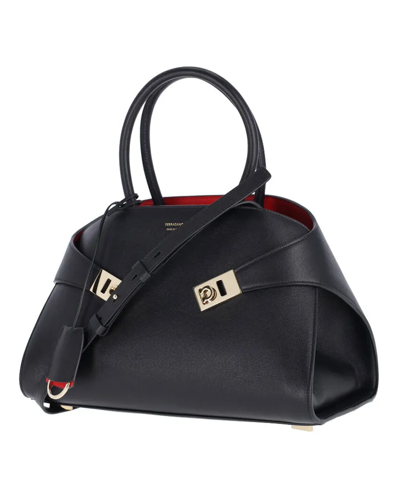 Ferragamo Women's Bags Black Calf Leather Black