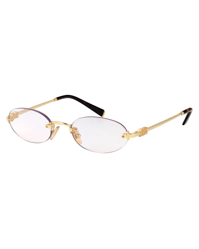 Miu Miu Women's Sunglasses Gold Metal Frame Gold