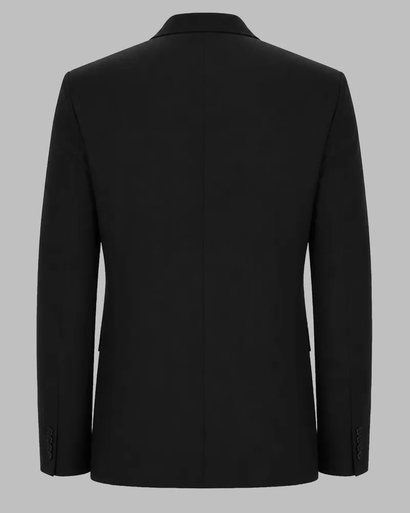 HUGO BOSS Virgin Wool Blazer — Black Black