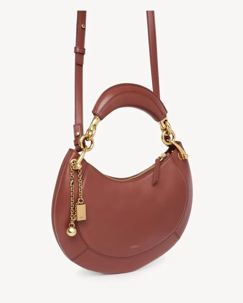 Chloé H26 Shoulder Bag — Burgundy Burgundy