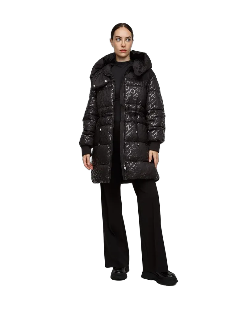 Pinko Women's Winter Jacket Black Polyester Apparel Outwear Black
