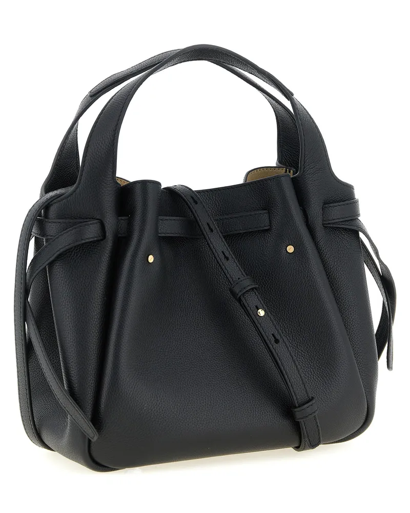 Tory Burch Women's Romy Small Shoulder Bag Black Cow Leather Black