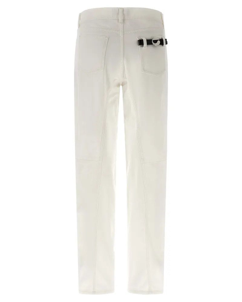 COPERNI Tapered Denim Jeans — Cream Cream