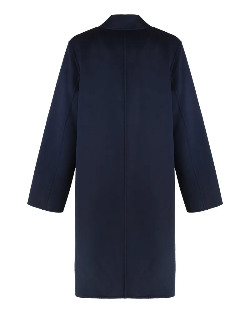 Tory Burch Women's Reversible Wool Coat Navy Navy