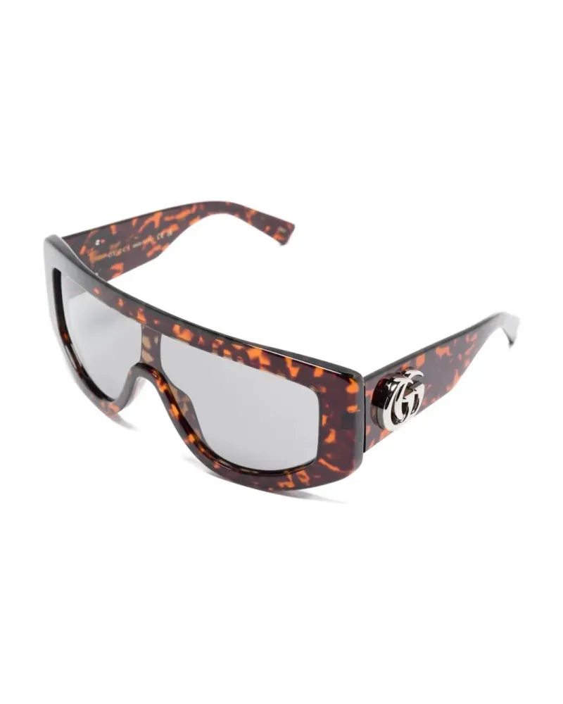 Gucci 839997J0740 Tortoiseshell Acetate Sunglasses — Brown Brown