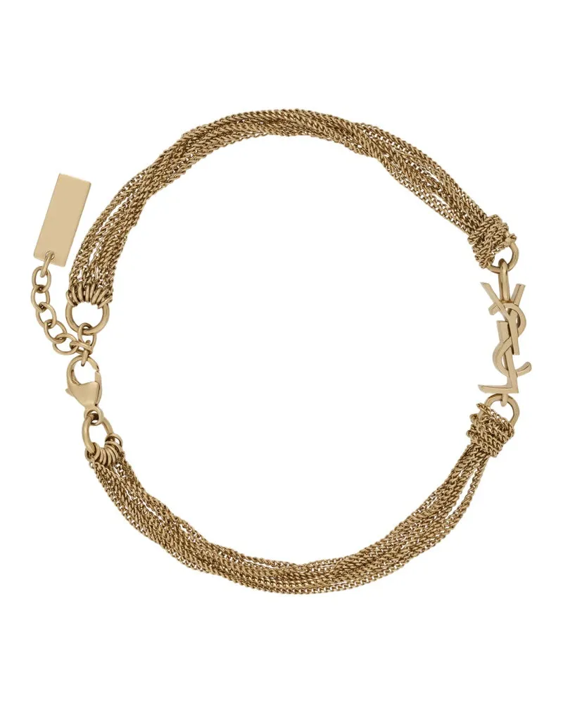 Saint Laurent Cassandra Bracelet — Gold Gold